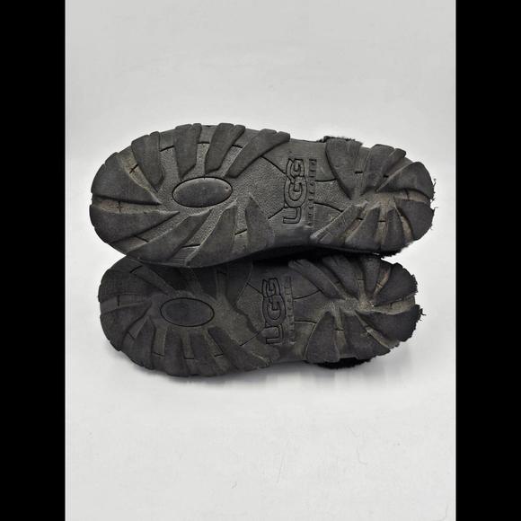 UGG Coquette Suede Leather Slip-on Slippers Women Size 7 (Black) - Picture 6 of 7